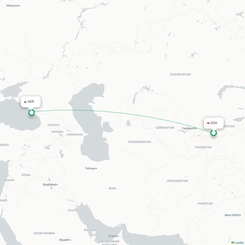 OSS - AER route map