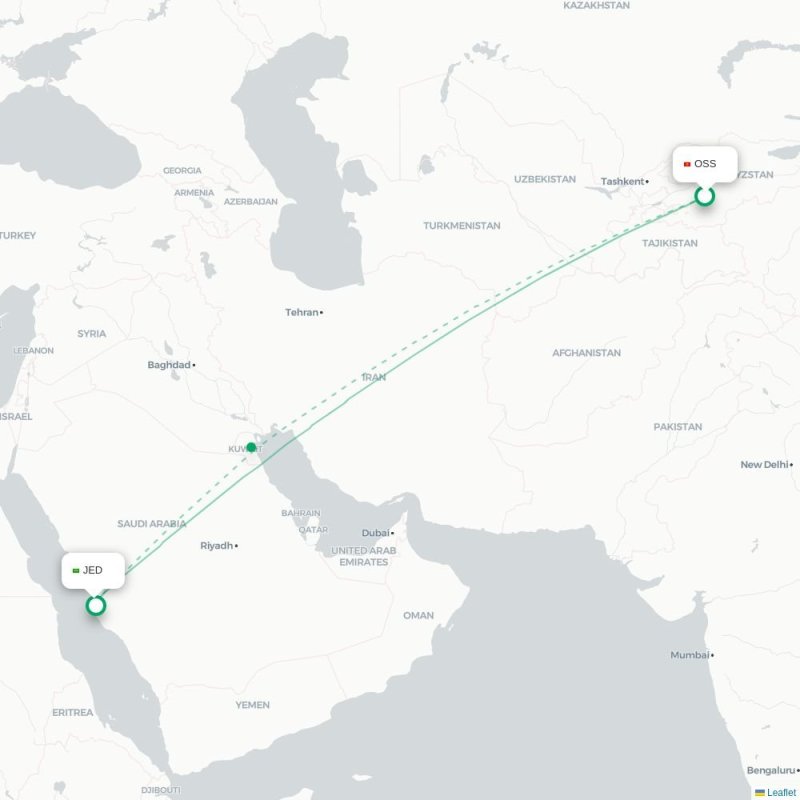 OSS - JED route map