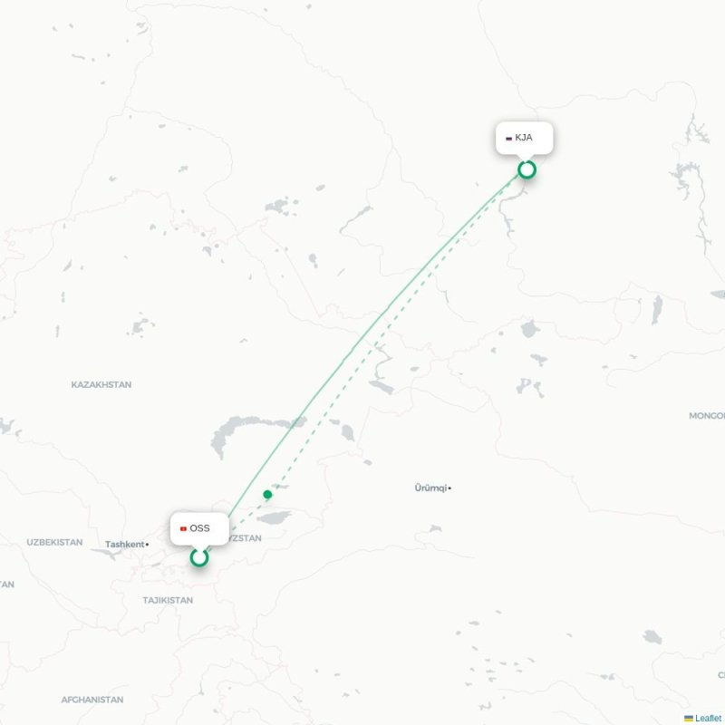 OSS - KJA route map