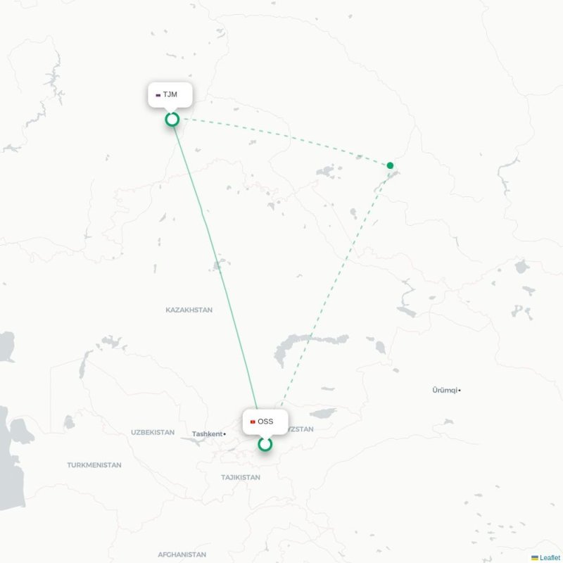OSS - TJM route map