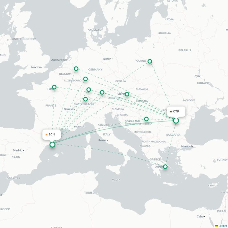 OTP - BCN route map
