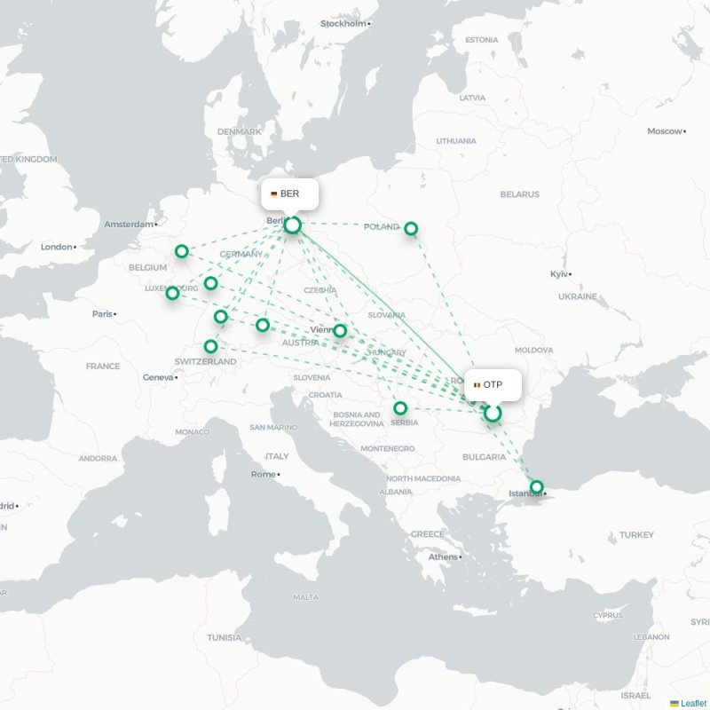 OTP - BER route map