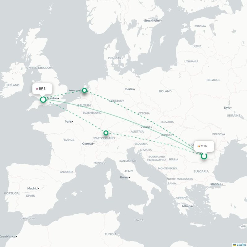 OTP - BRS route map