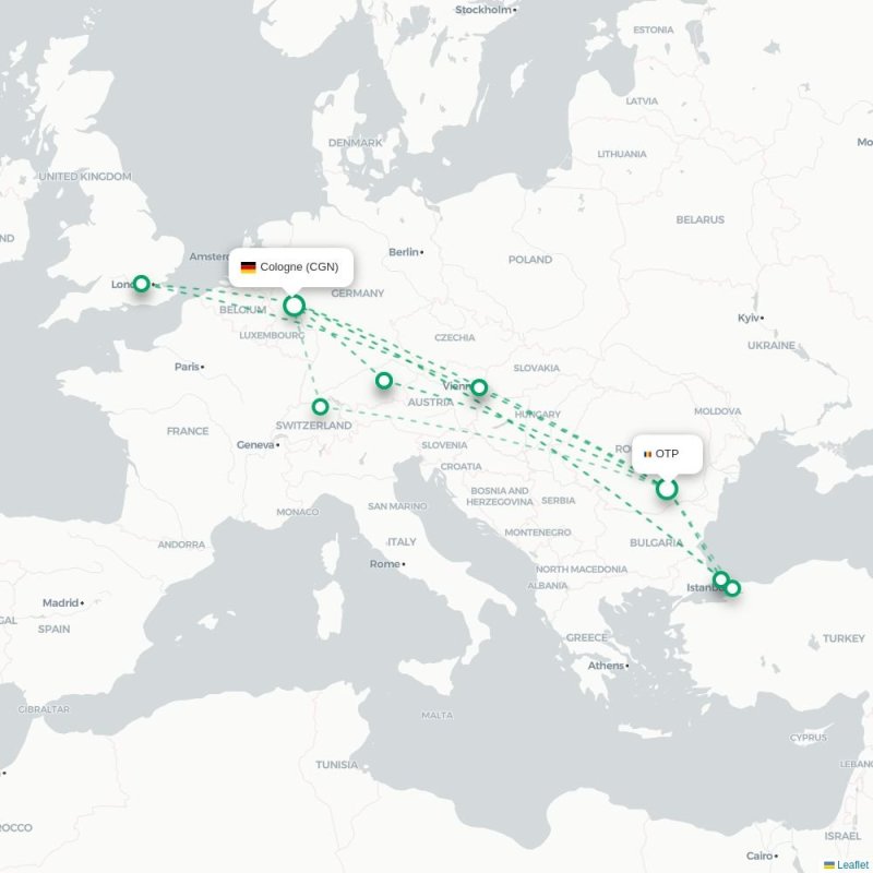 OTP - CGN route map