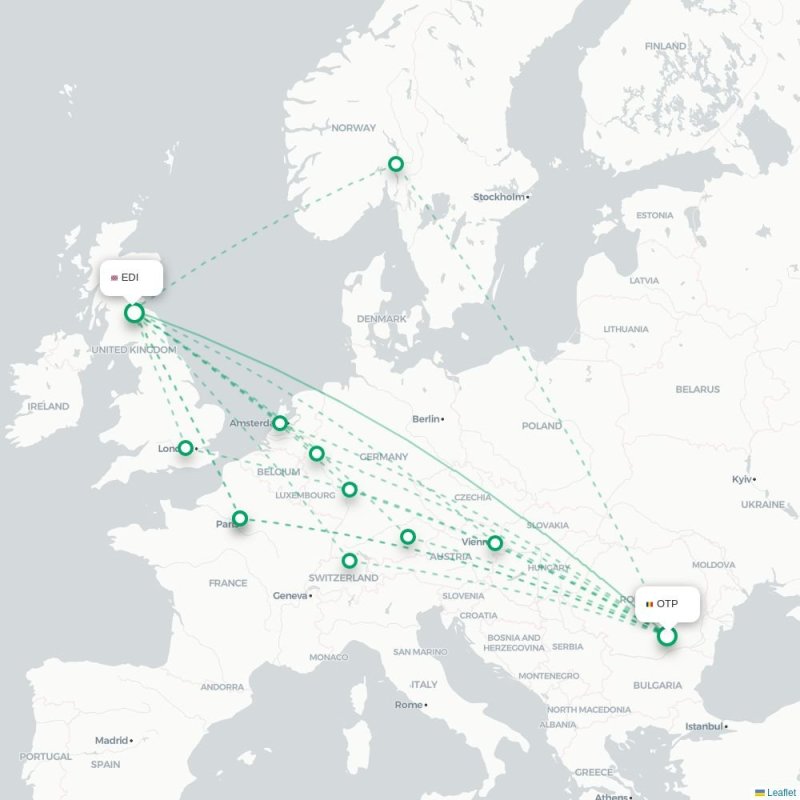 OTP - EDI route map