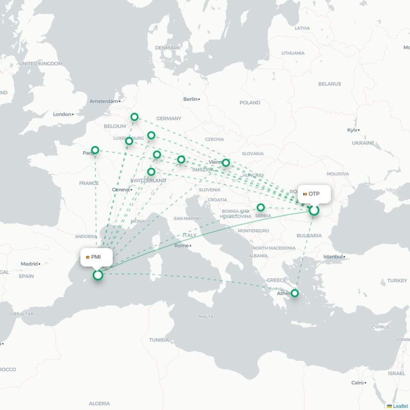 OTP - PMI route map
