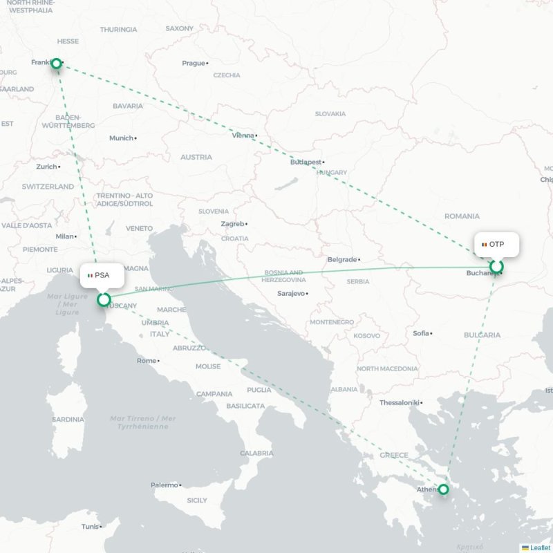 OTP - PSA route map