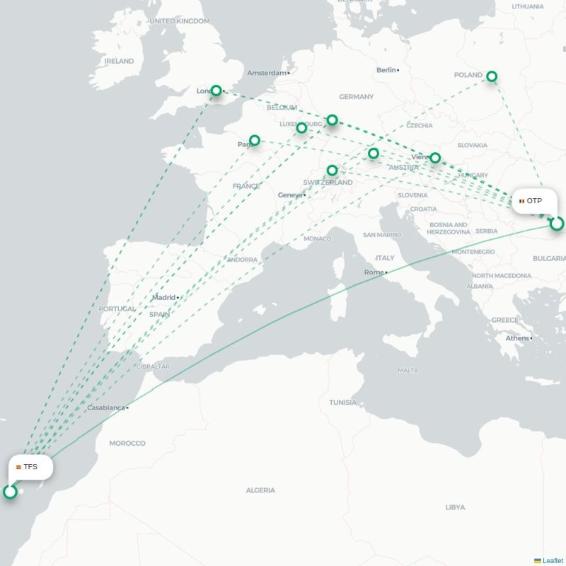 OTP - TFS route map