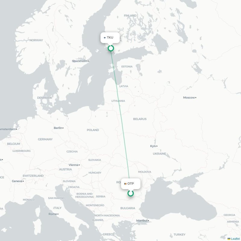 OTP - TKU route map