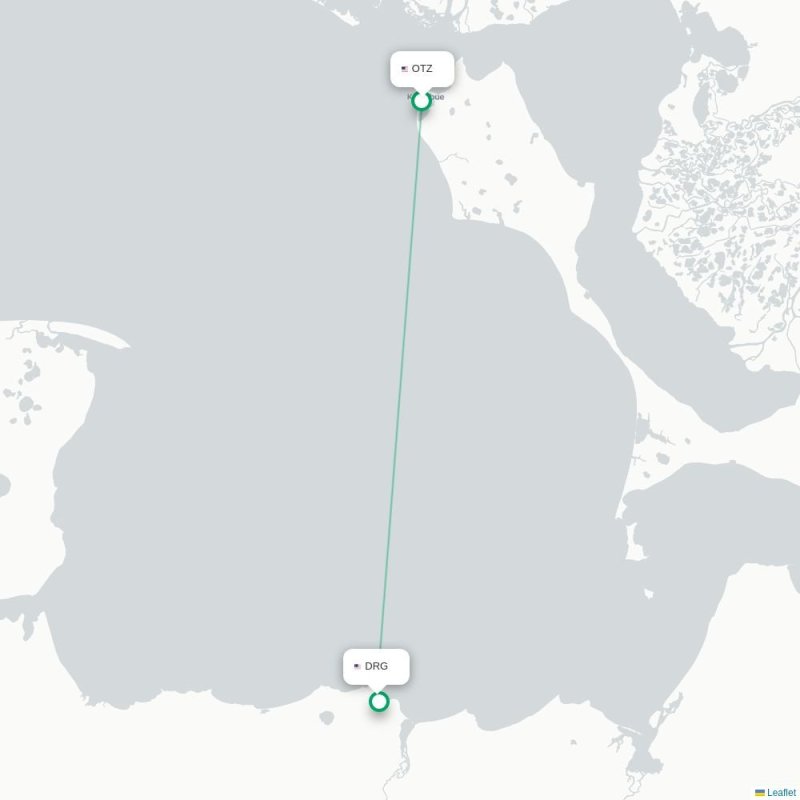 OTZ - DRG route map