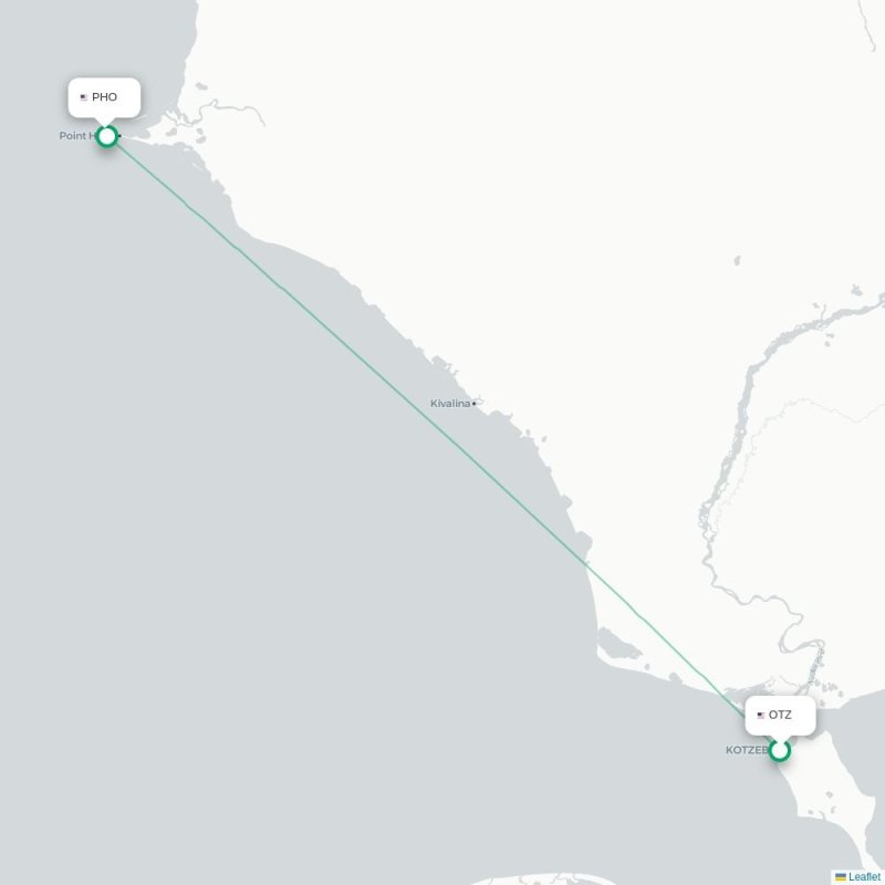 OTZ - PHO route map
