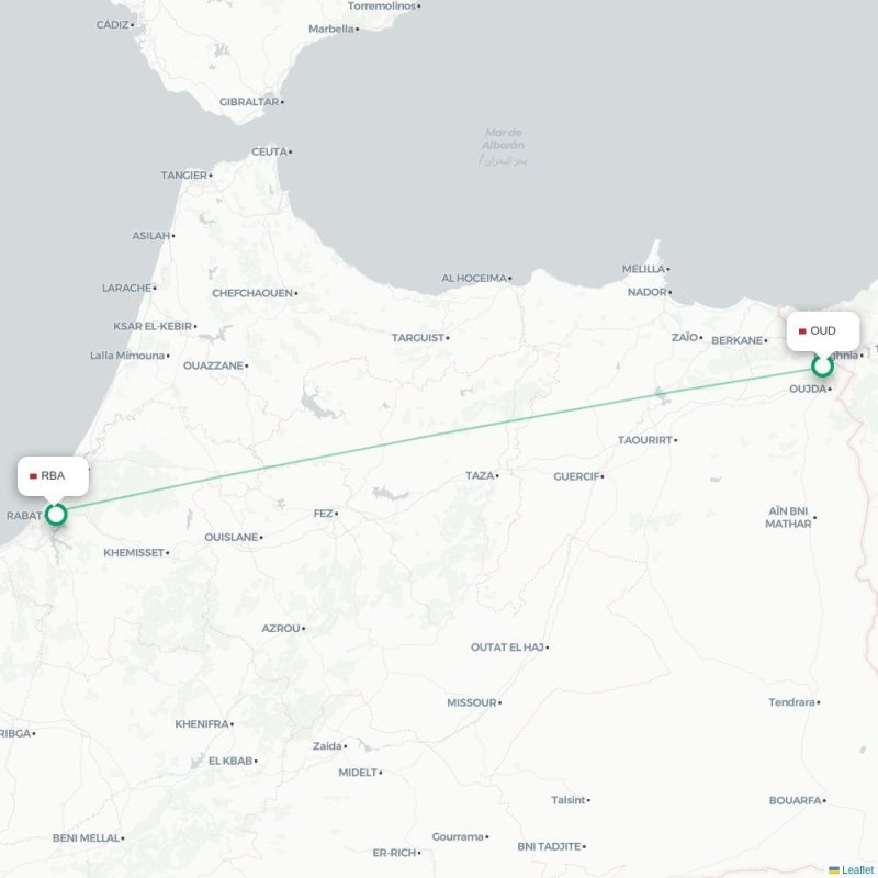 OUD - RBA route map