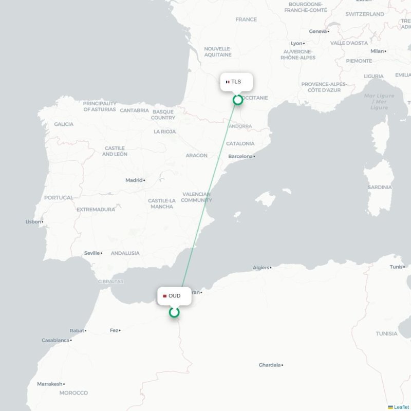OUD - TLS route map