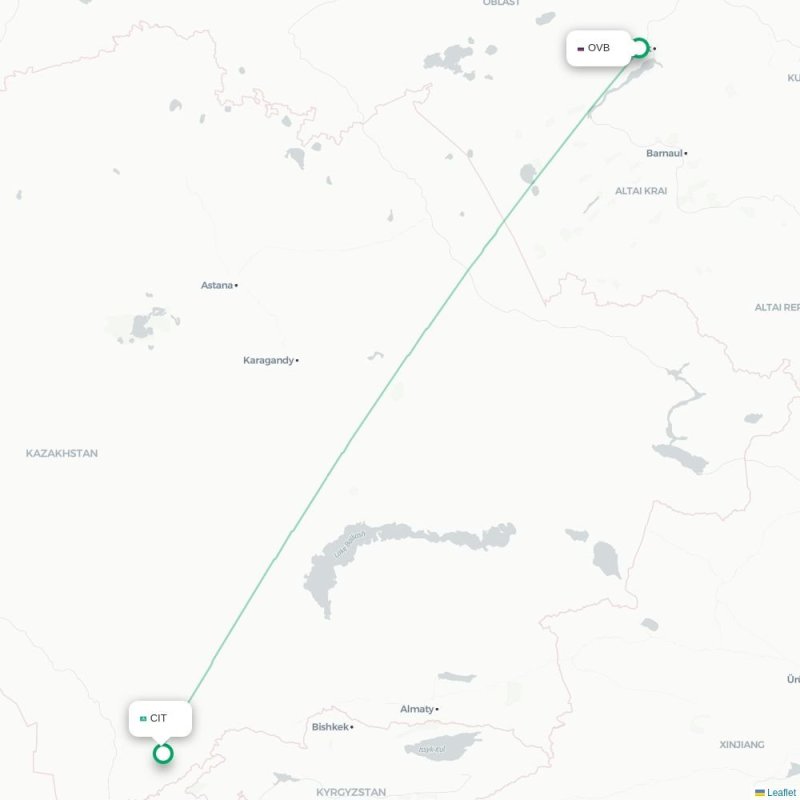 OVB - CIT route map