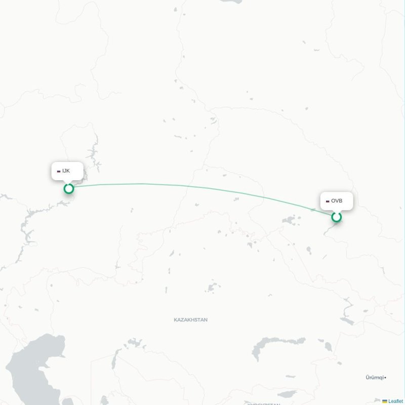 OVB - IJK route map
