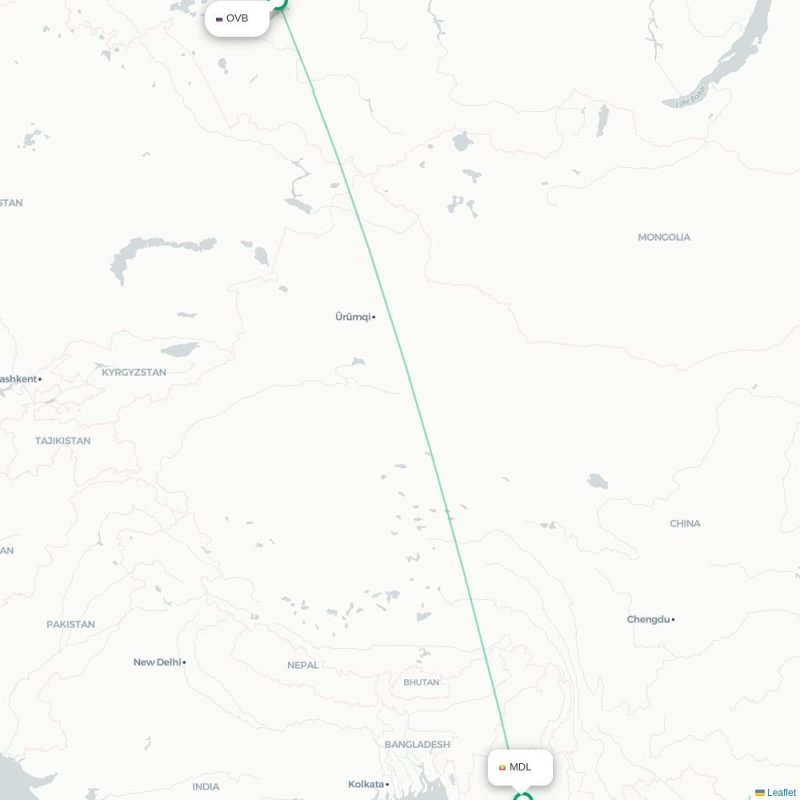 OVB - MDL route map
