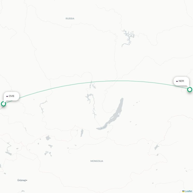 OVB - NER route map