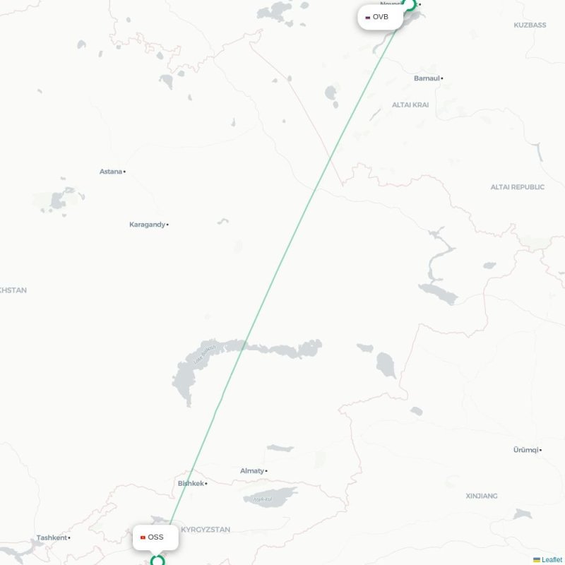 OVB - OSS route map