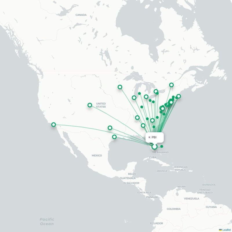 PBI - ISP route map