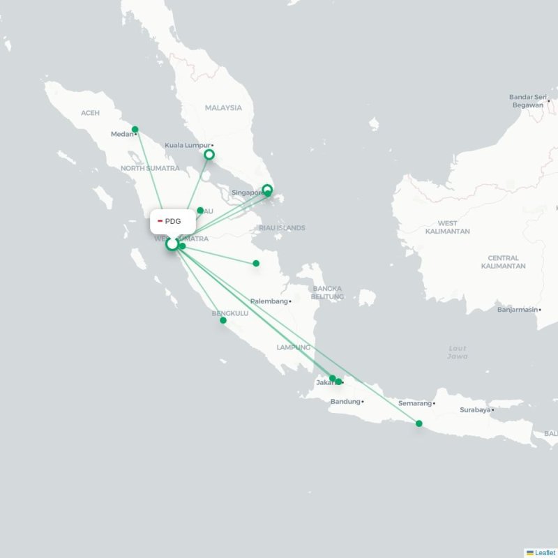 PDG - KNO route map