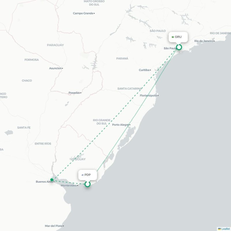 PDP - GRU route map