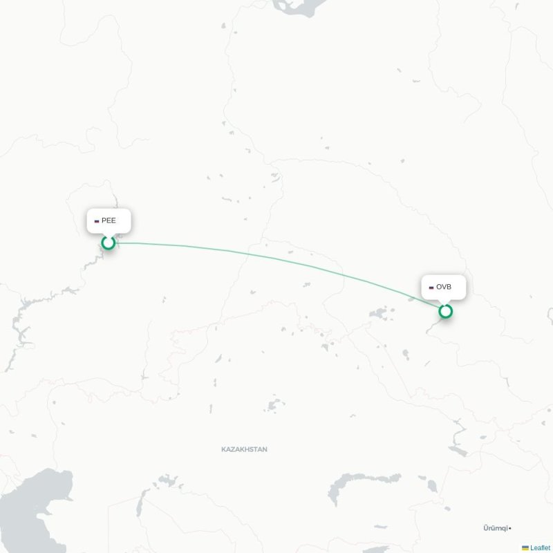 PEE - OVB route map