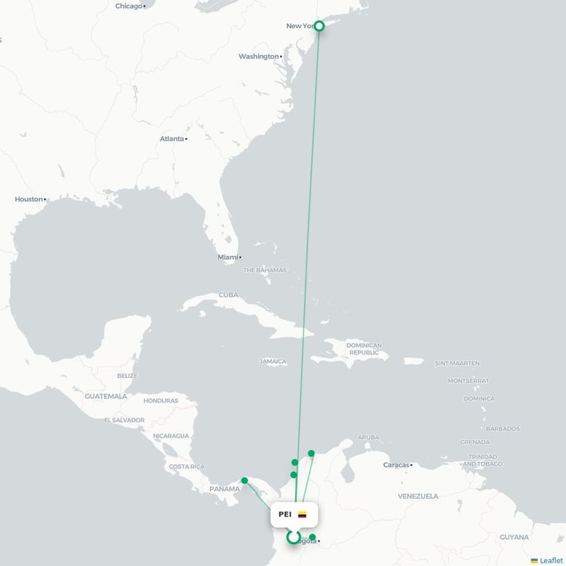 Route map Pereira  PEI 
