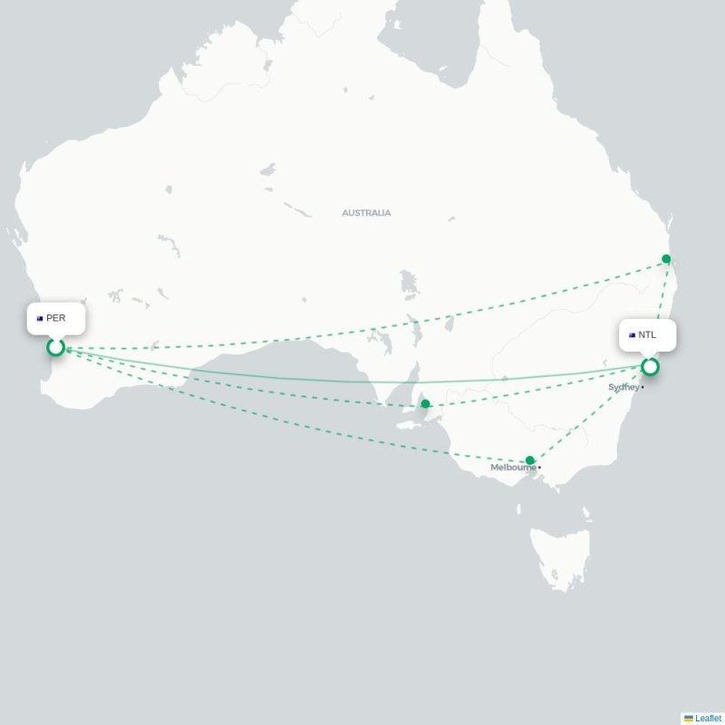 PER - NTL route map