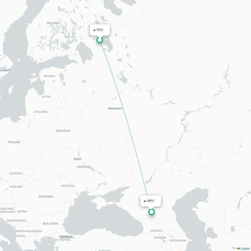 PES - MRV route map