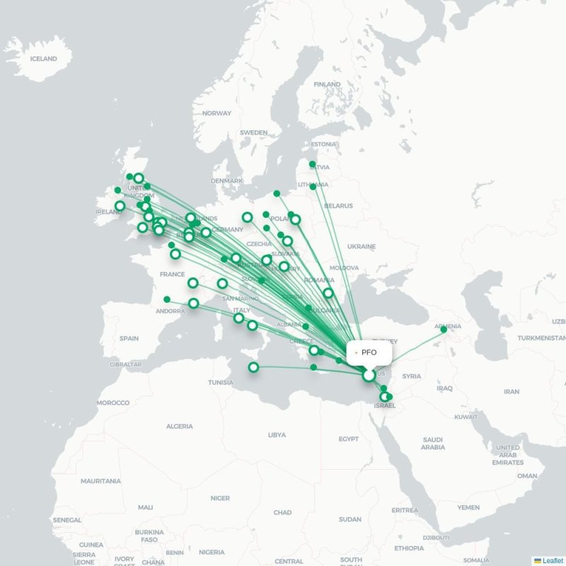 PFO - HFA route map