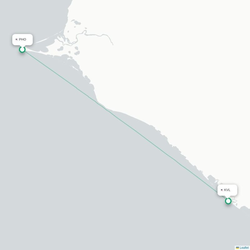 PHO - KVL route map