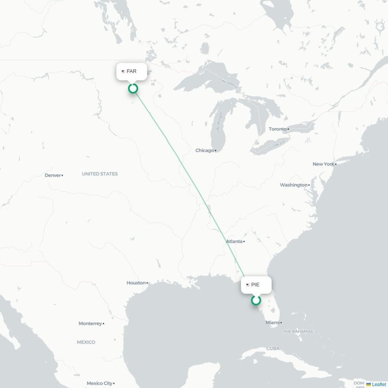 PIE - FAR route map