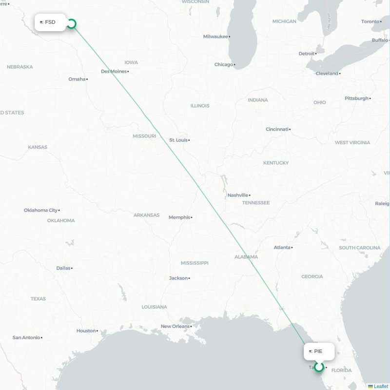PIE - FSD route map