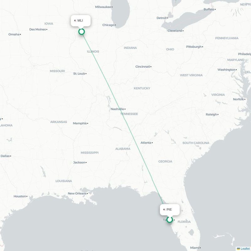 PIE - MLI route map
