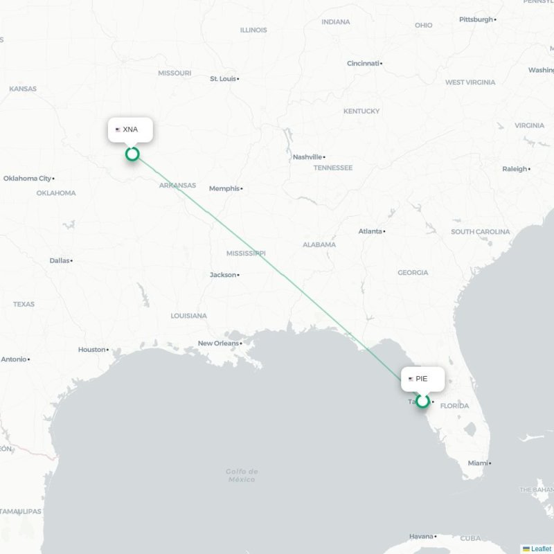 PIE - XNA route map
