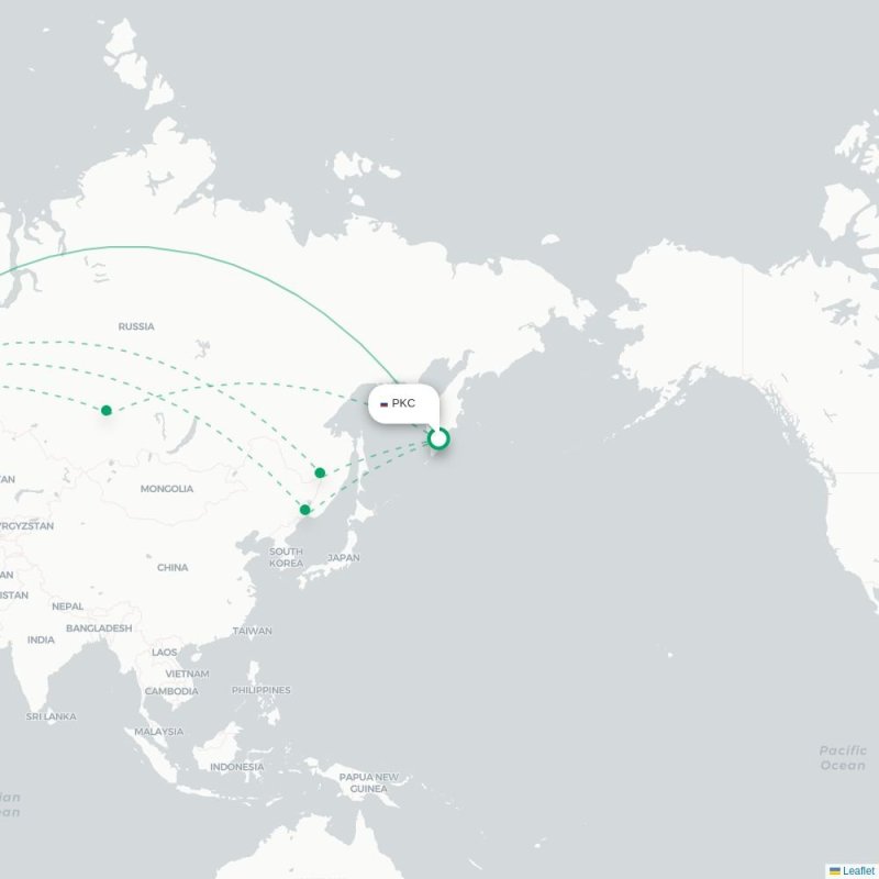PKC - SVO route map