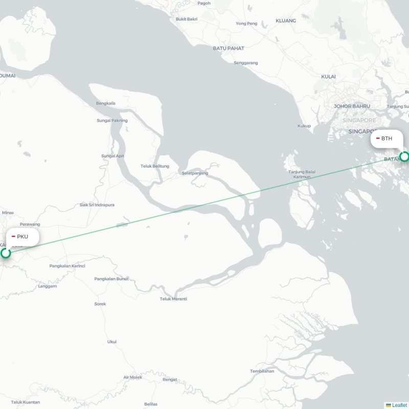 PKU - BTH route map