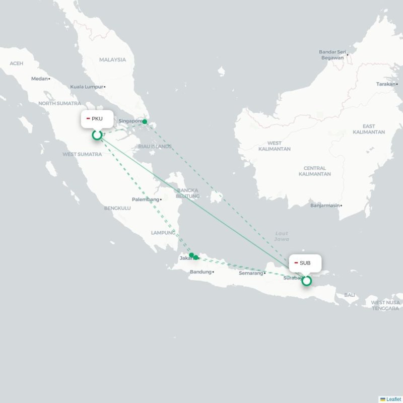 PKU - SUB route map