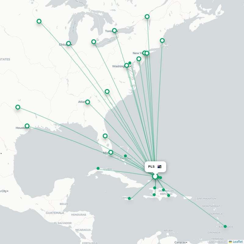 PLS - MCO route map