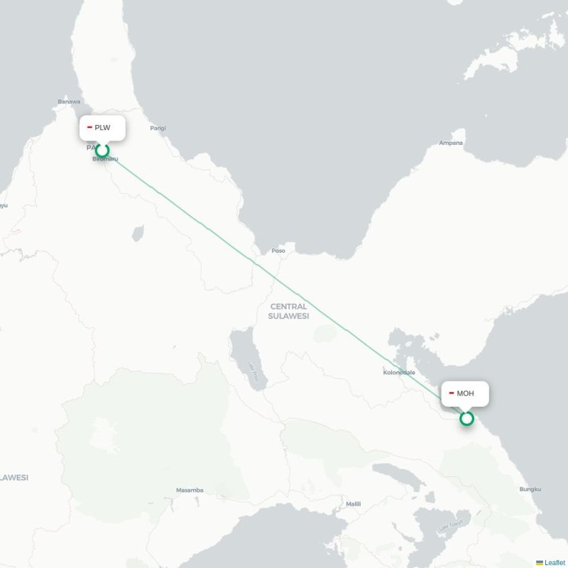 PLW - MOH route map
