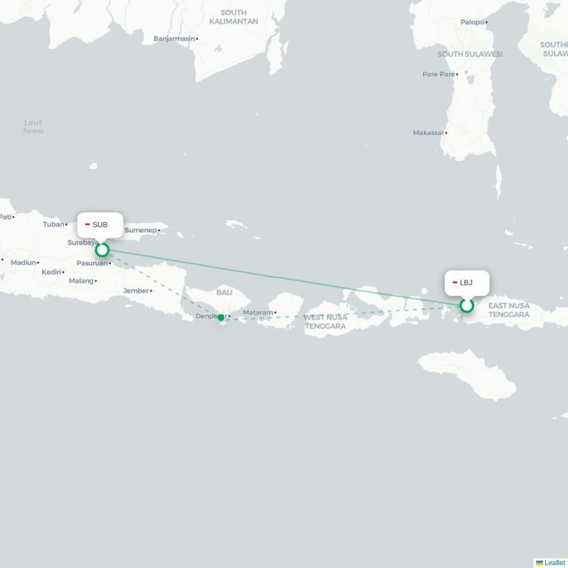 PLW - SUB route map