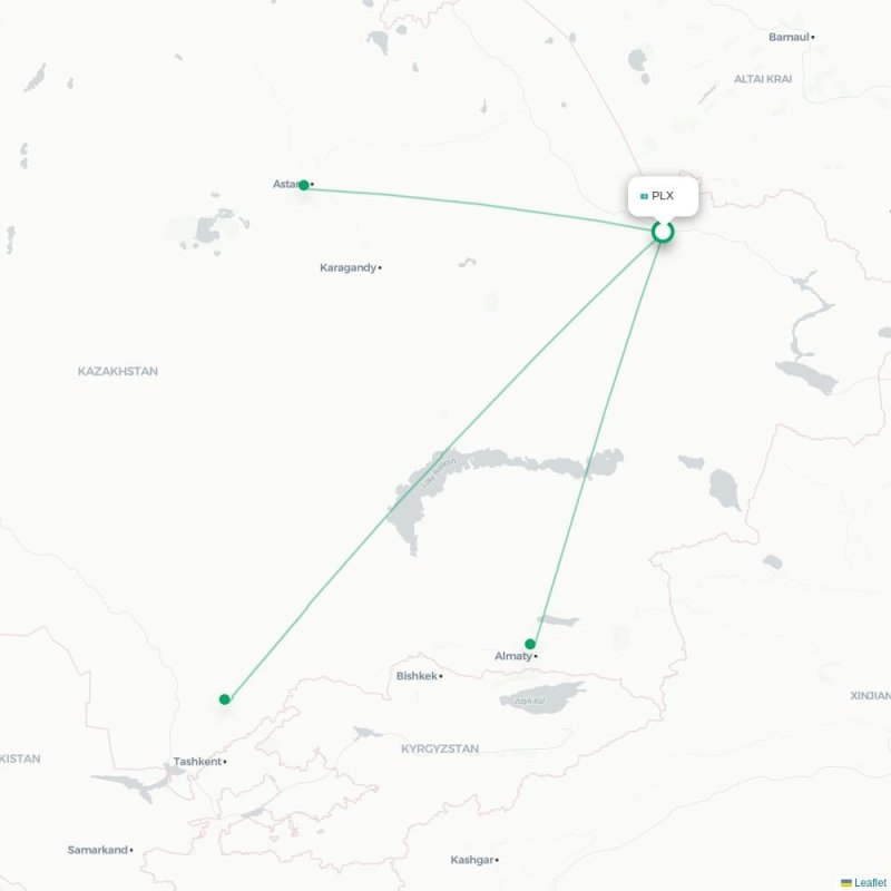 PLX - KGF route map