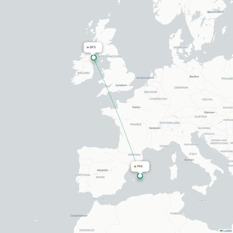 PMI - BFS route map