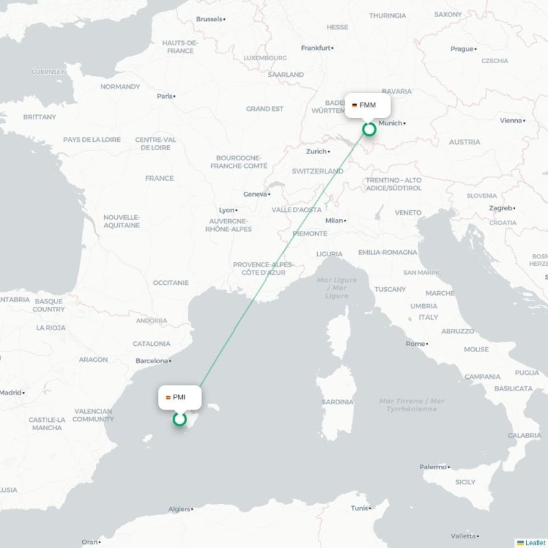 PMI - FMM route map
