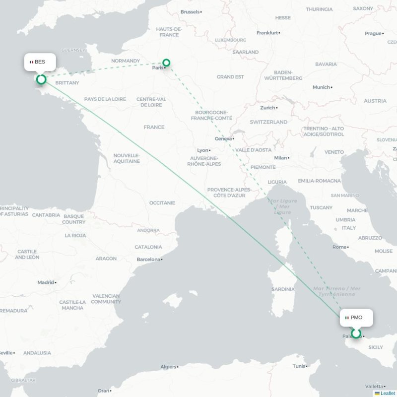 PMO - BES route map