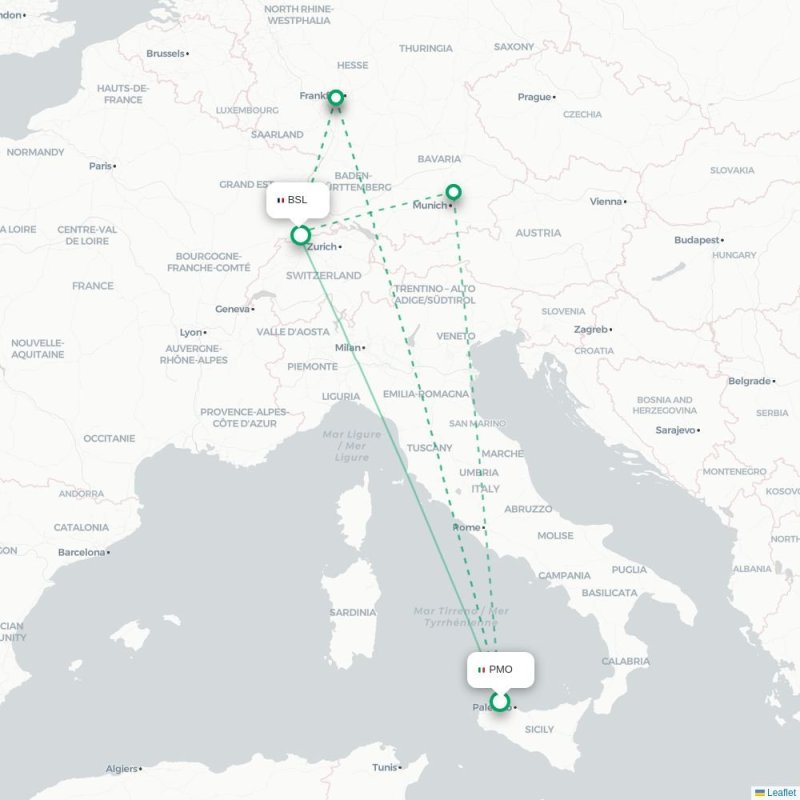 PMO - BSL route map