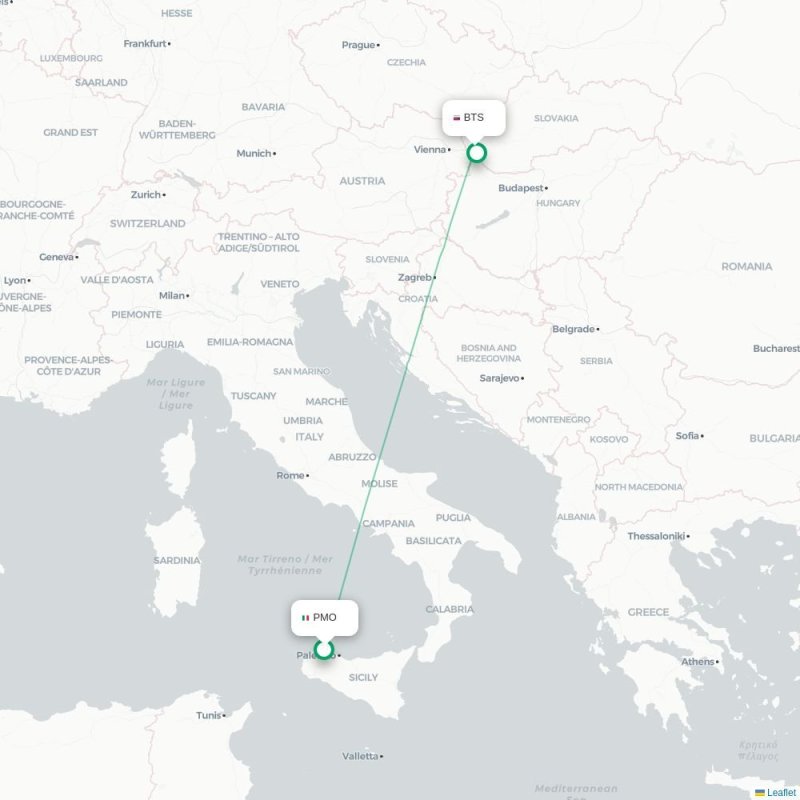 PMO - BTS route map