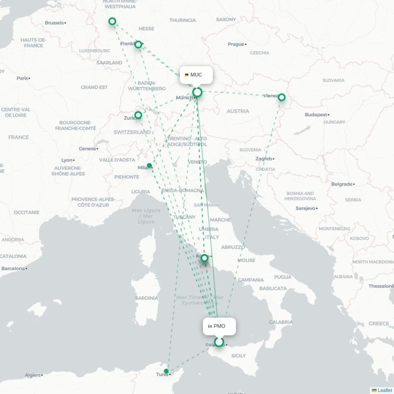 PMO - MUC route map