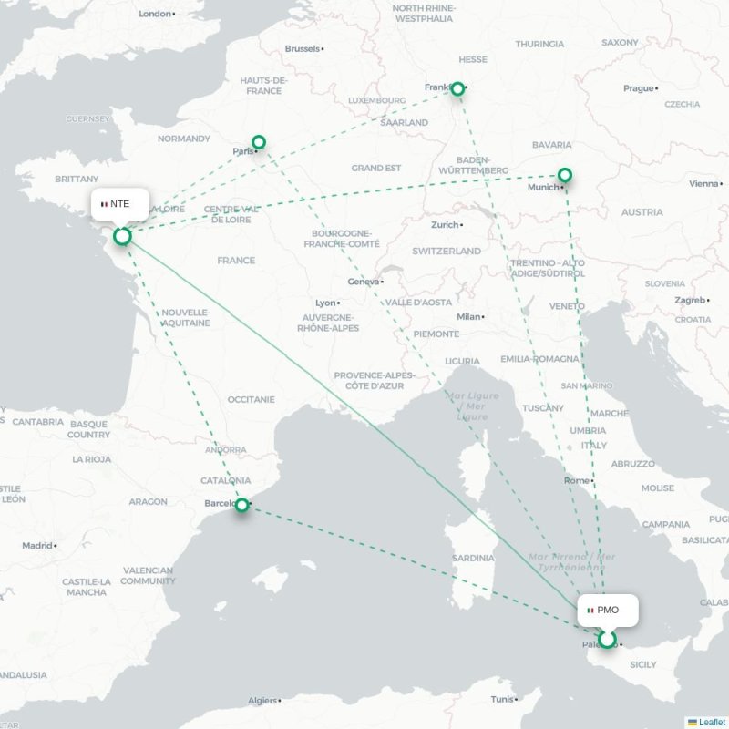 PMO - NTE route map
