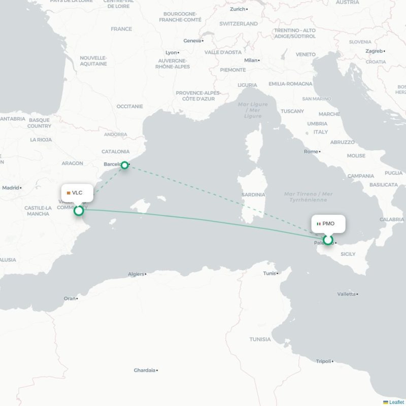 PMO - VLC route map